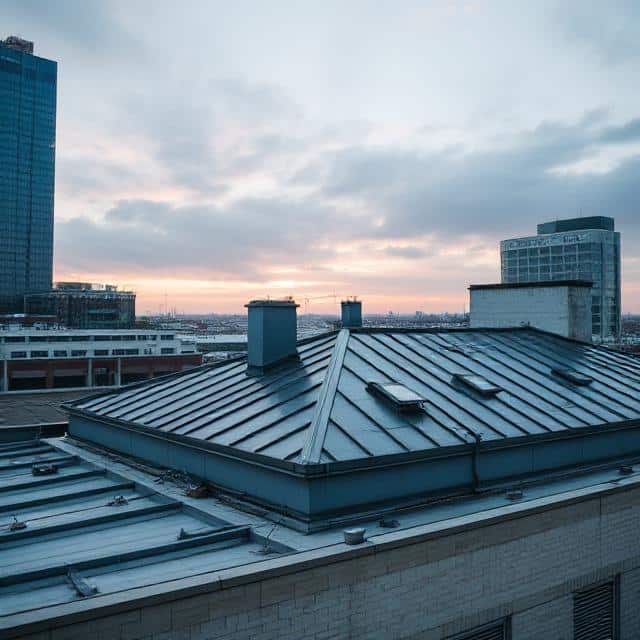 commercial roof cleaning